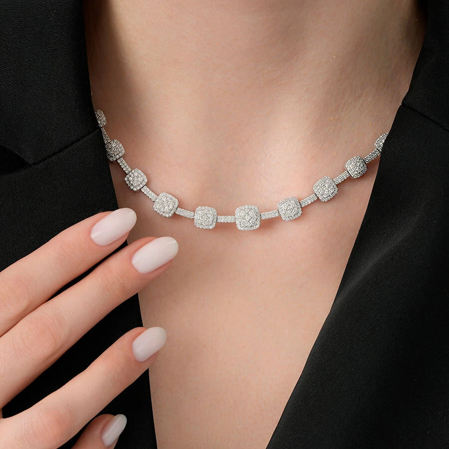 3.85 ct. Diamant Trend Halskette