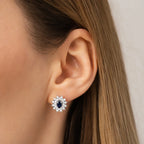 1.73 Karat Diamant Saphir Set