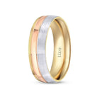 Gold Drei-Ton Ehering