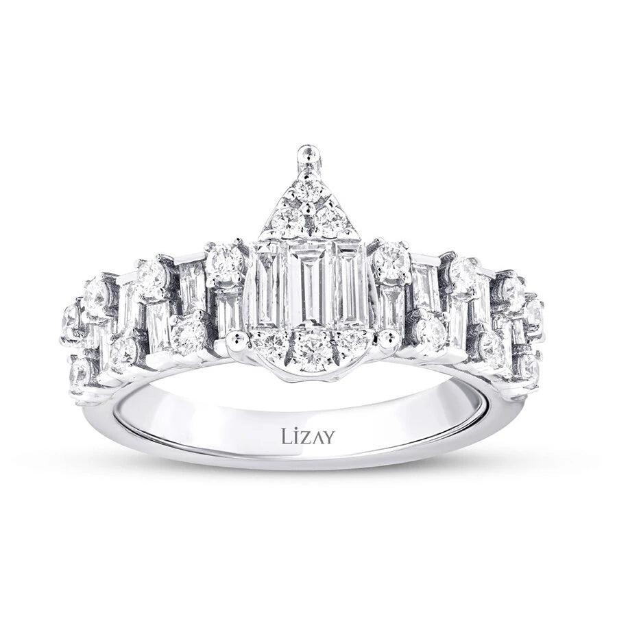 0.97 ct. Diamant Baguette Ring