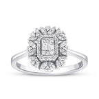 0.40 ct. Diamant Baguette Ring