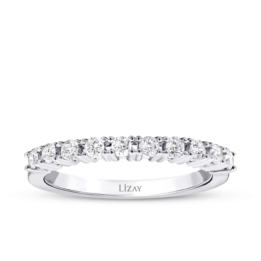 0.34 ct. Diamant Halb-Eternity Ring