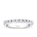 0.34 ct. Diamant Halb-Eternity Ring
