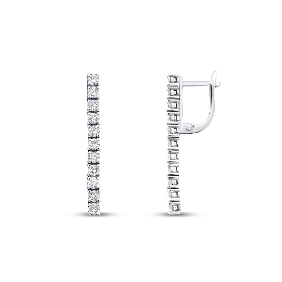 1.14 ct. Diamant Tennis Ohrringe