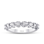 0.31 ct. Diamant Halb-Eternity Ring