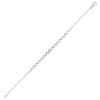 Gold Blätter Tennis Armband