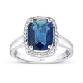 2.27 ct. Diamant Saphir Ring