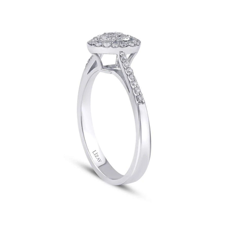 0.20 ct. Diamant Herz Ring