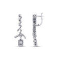 0.97 ct. Diamant Baguette Ohrringe