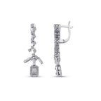 0.97 ct. Diamant Baguette Ohrringe