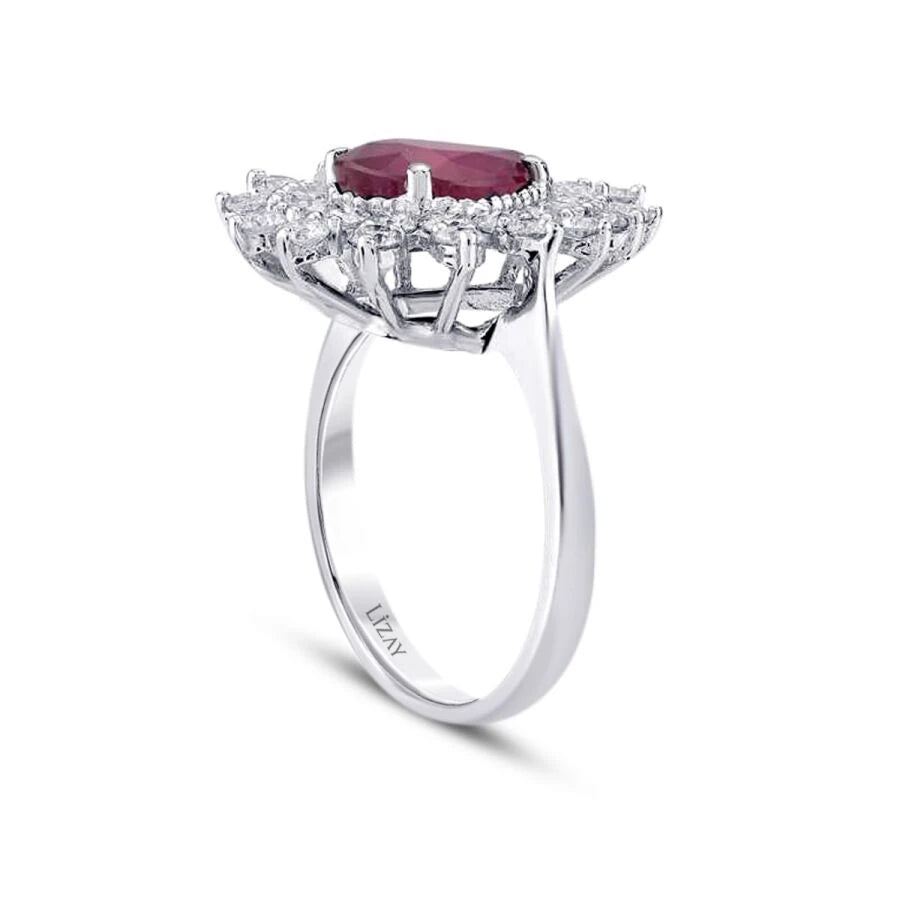 3.07 ct. Diamant Rubin Ring