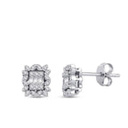 0.19 ct. Diamant Baguette Ohrringe