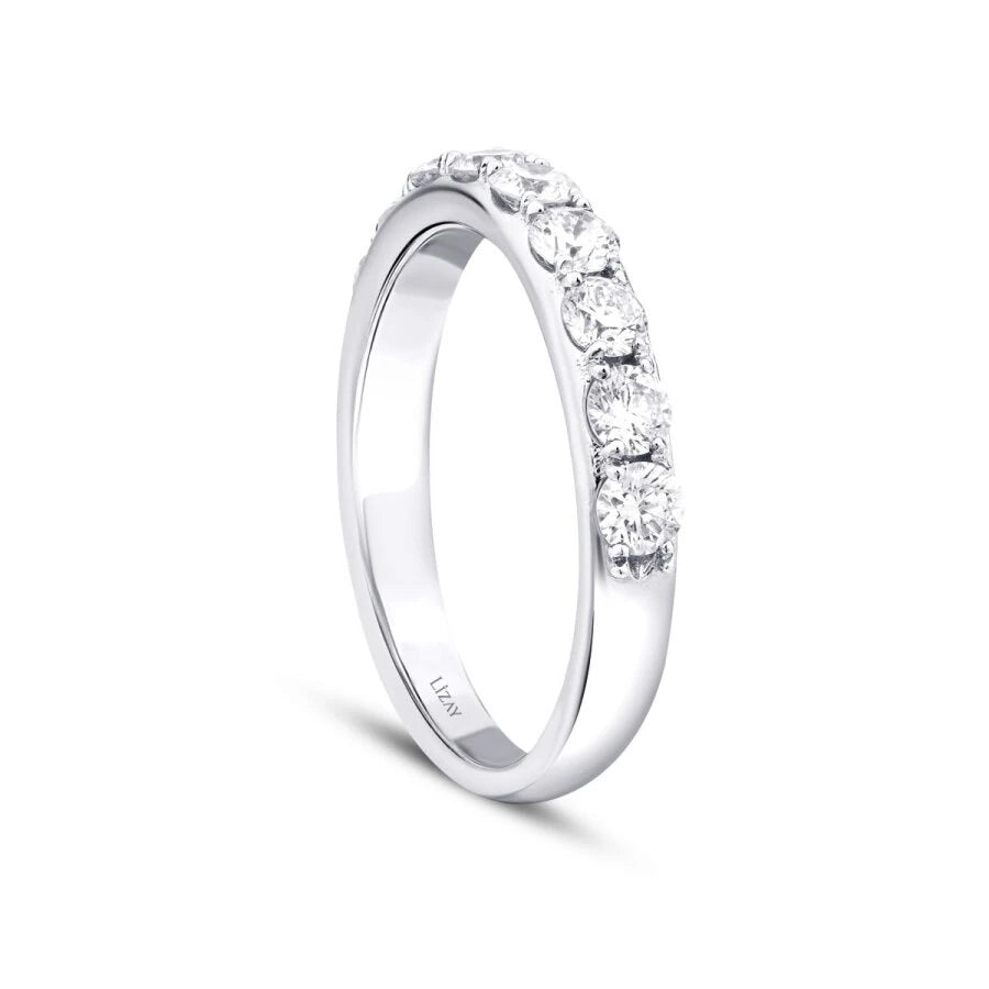 1.00 ct. Diamant Halb-Eternity Ring