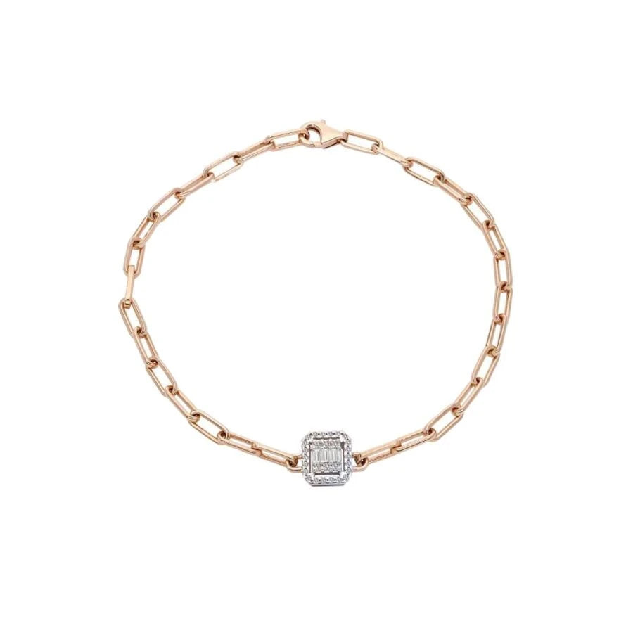 0.17 ct. Diamant Baguette Armband