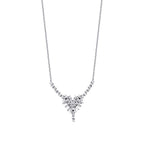 1.14 ct. Diamant Baguette Halskette