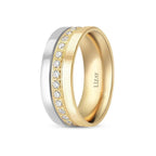 Gold Zweifarbiger Ehering