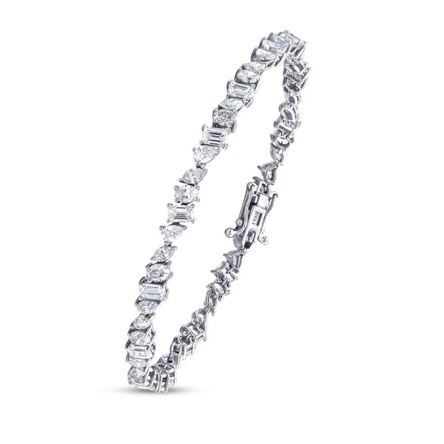 7.10 ct. Diamant Baguette Armband