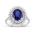 2.23 ct. Diamant Saphir Ring