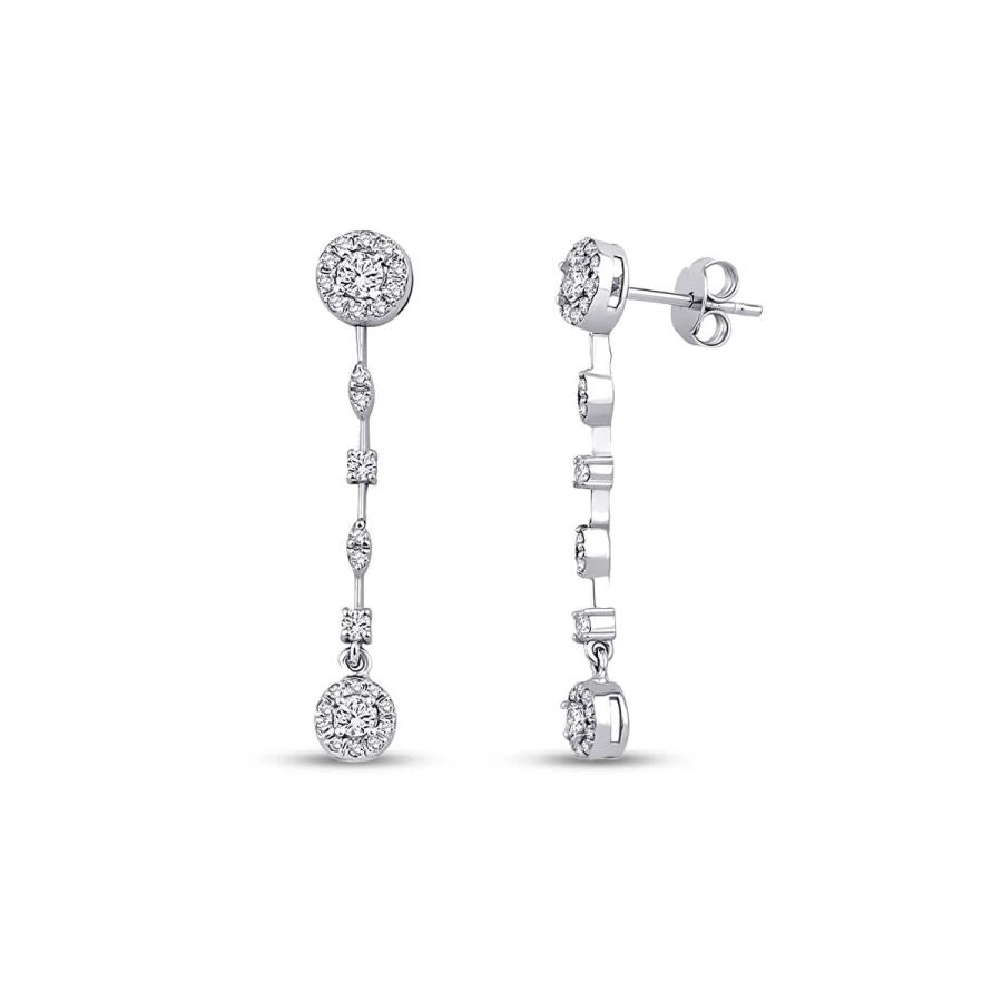 0.90 ct. Diamant Trend Ohrringe