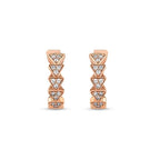 0.22 ct. Diamant Creolen Ohrringe