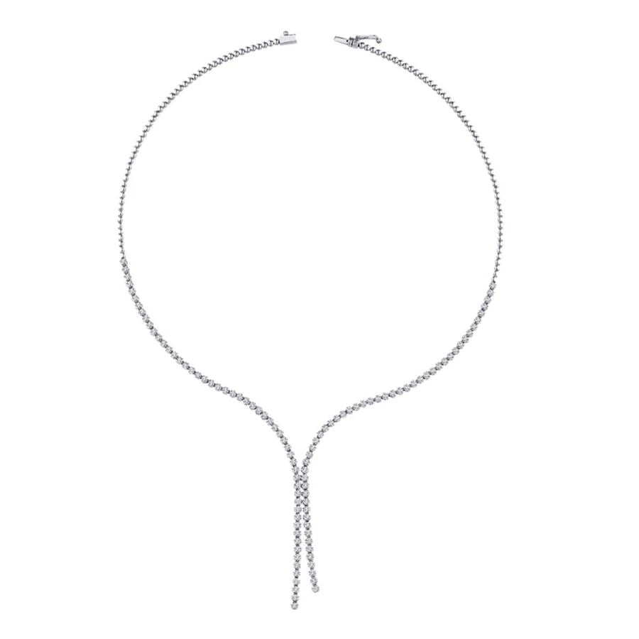 3.12 ct. Diamant Tennis Halskette