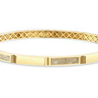 Gold Emaille Armreif