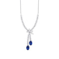 1.94 ct. Diamant Saphir Halskette