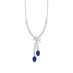 1.94 ct. Diamant Saphir Halskette