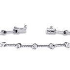 0.10 ct. Diamant Effekt Tennis Armband