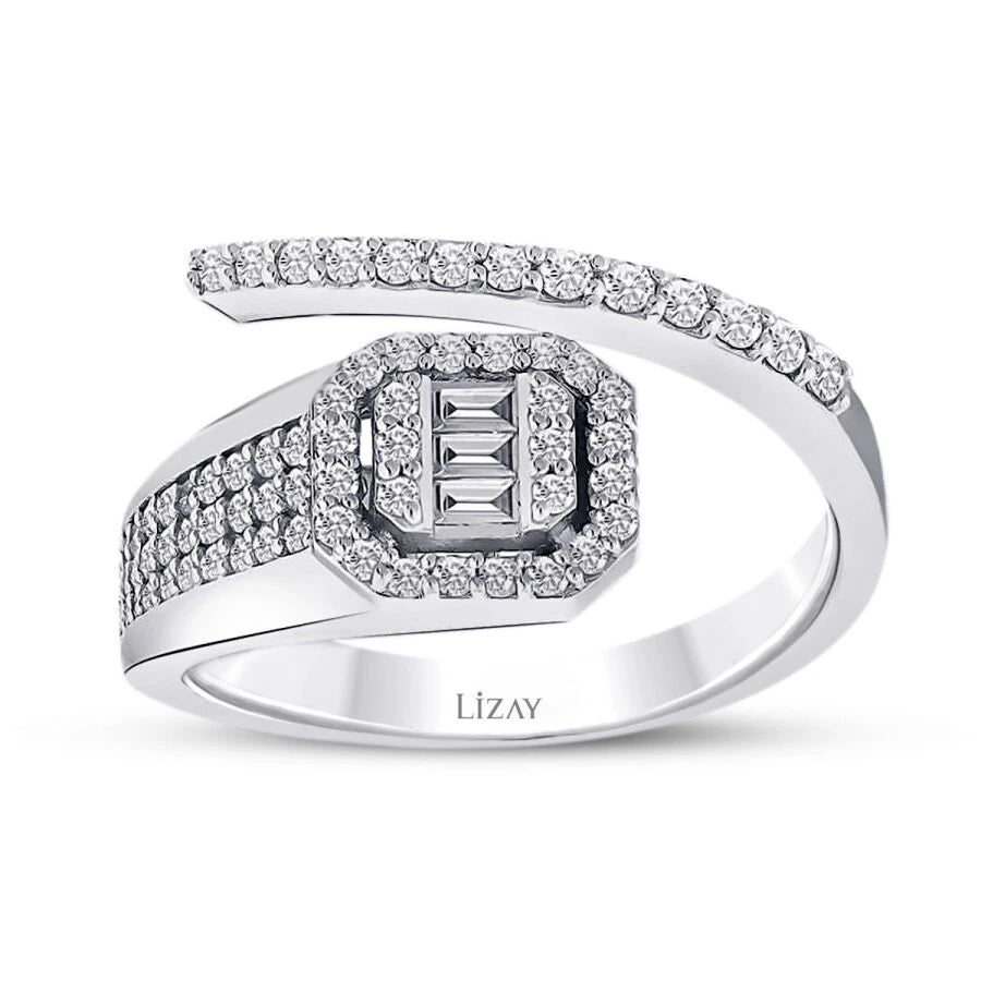 0.58 ct. Diamant Baguette Ring