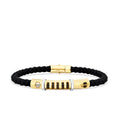 Gold Herren Armband mit Hexagonfigur