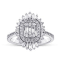0.67 ct. Diamant Baguette Ring