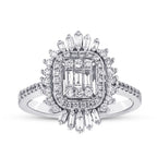 0.67 ct. Diamant Baguette Ring