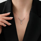 0.48 ct. Diamant Tropfen Halskette