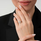 0.16 ct. Diamant Baguette Ring