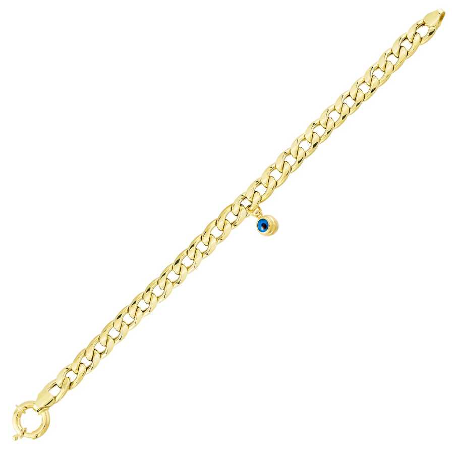 Gold Böses Auge Ketten Armband
