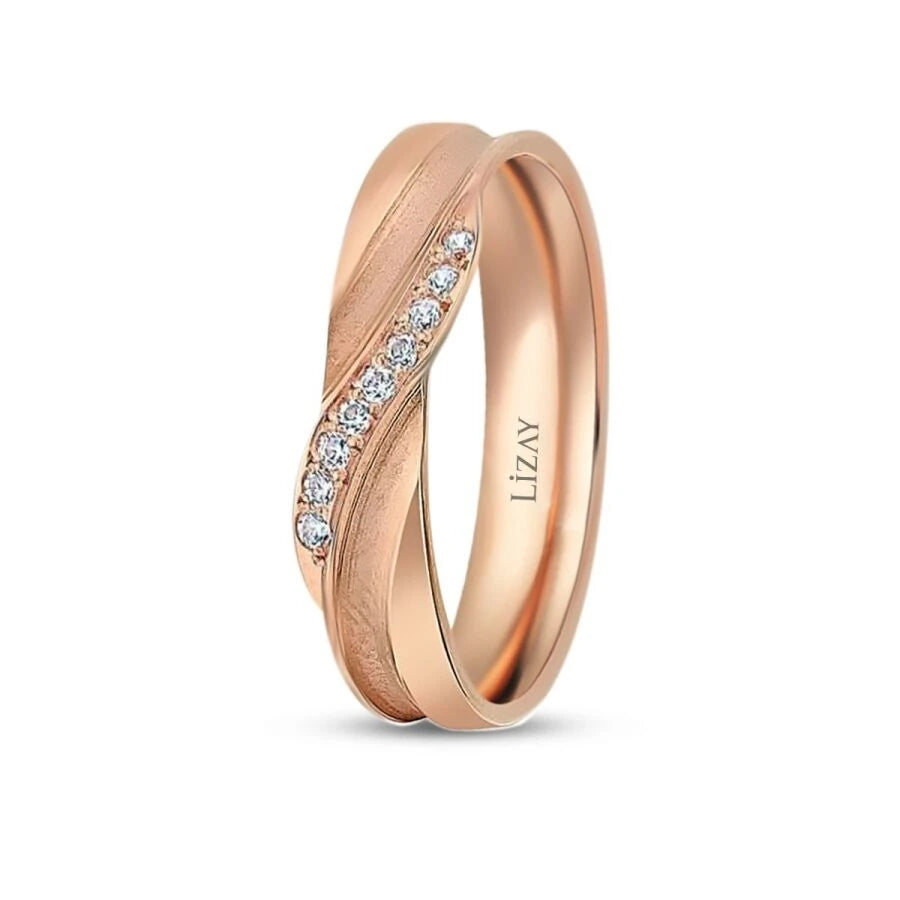 Roségold Ehering