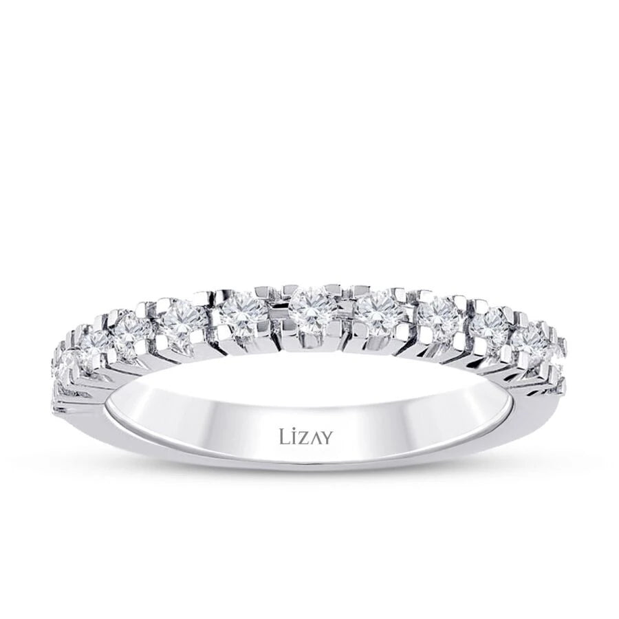 0.35 ct. Diamant Halb-Eternity Ring