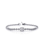 0.90 ct. Diamant Baguette Armband