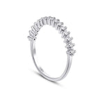 0.46 ct. Diamant Halb-Eternity Ring