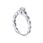 0.43 ct. Diamant Solitär Infinity Ring