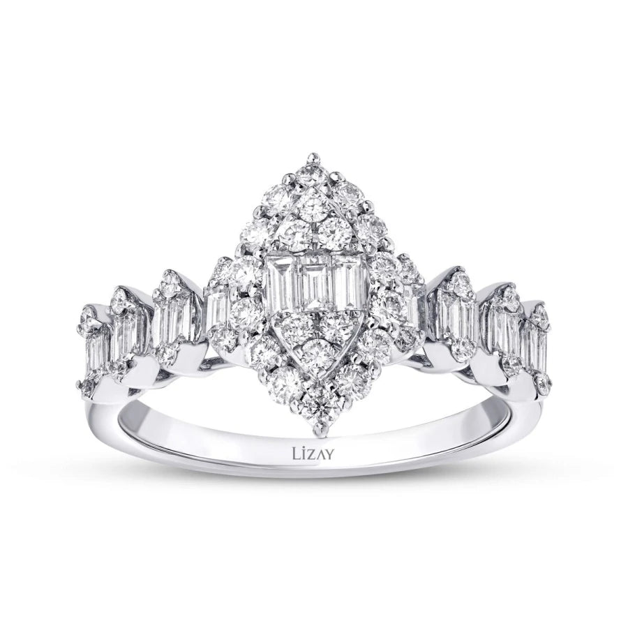 0.80 ct. Diamant Baguette Ring