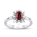 0.69 ct. Diamant Rubin Ring