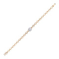 0.20 ct. Diamant Baguette Quadratische Armband