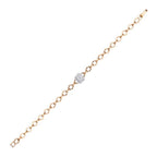 0.20 ct. Diamant Baguette Quadratische Armband