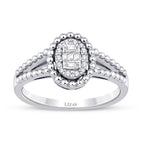 0.17 ct. Diamant Baguette Ring