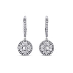 1.32 ct. Diamant Baguette Ohrringe