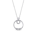0.25 ct. Diamant Baguette Halskette