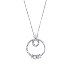 0.25 ct. Diamant Baguette Halskette