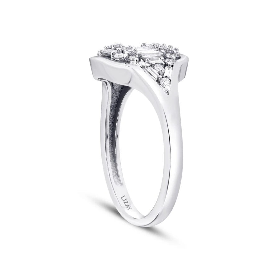0.40 ct. Diamant Baguette Ring